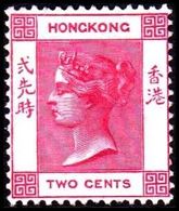 1883. HONG KONG. Victoria TWO CENTS. Without Gum. (Michel 35) - JF364562 - Ongebruikt