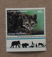 NY12-01 : Nations-Unies (New-York) / Protection De La Nature - Oncille, Chat-tigre Ou Chat-tacheté (Leopardus Tigrinus) - Nuevos