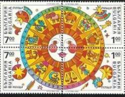 BULGARIA \ BULGARIE - 1993 - Calendrier Astrologie - Noel - 1 Serie** - Astrology