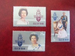 1977  Queen Elisabeth II   SG =  94 / 96   ** MNH - Man (Eiland)