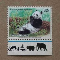 NY95-01 : Nations-Unies (New-York) / Protection De La Nature - Ailuropoda Melanoleuca (panda Géant) - Neufs