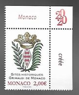 Monaco 2020 - Yv N° 3241 ** - Sites Historiques Des Grimadi - Nuevos
