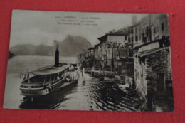 Ticino Lago Lugano Gandria Veduta Con Il Piroscafo Italia N. 4437 Ed. Colortype - Gandria 
