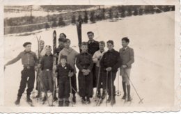 Photos Jeunes Skieurs Aux Sports D'hiver Années 40. - Anonyme Personen