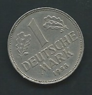 1958 - Allemagne - Germany - 1 MARK,  Pia 23508 - 1 Mark