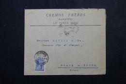 GRECE - Enveloppe Commerciale De Le Pirée Pour La Suisse En 1915 -  L 64455 - Cartas & Documentos