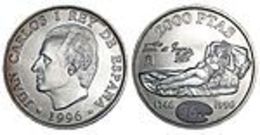 España 1996. Moneda 2000 Pesetas Plata. 250 Aniversario Del Nacimiento De Goya. Maja Vestida - 2 000 Pesetas