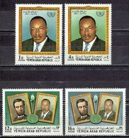 Jemen-Nord / North Jemen - Mi-Nr 855/858 Postfrisch / MNH ** (H474) - Martin Luther King