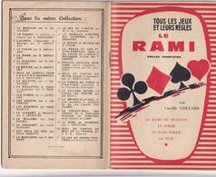 Le RAMI - Tous Les Jeux Et Leurs Règles Par Camille GISCLARD - 1961 - RARE - Jeux De Société