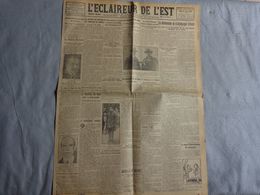 Journal  Cadeau Anniversaire -l'eclaireur De L'est 17 Mars 1927-revision Dossiers Dommages Guerre Bendre-hughes-seznec - Otros & Sin Clasificación