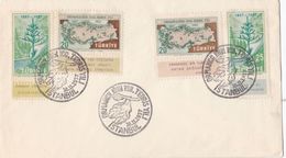 TURQUIE :  FDC D'Istanbul De 1957 - Brieven En Documenten