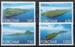 ILES FEROE / YT 377 - 380 / ILE - SKUVOY - HESTOY - KOLTUR - NOLSOY / NEUFS ** / MNH - Inseln