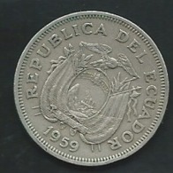 EQUATEUR 1 UN SUCRE 1959   Pia23705 - Ecuador