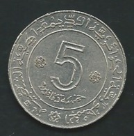 ALGERIE 5 Dinars 1972 - 1962   Pia23706 - Algérie