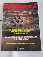 - RIVISTA INFORMATICA OGGI  N 19 / 1986 - Informatica