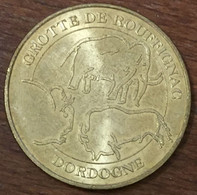 24 GROTTE DE ROUFFIGNAC MAMMOUTH BISONS MDP 2008 MEDAILLE MONNAIE DE PARIS JETON TOURISTIQUE MEDALS COINS TOKENS - 2008