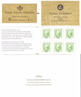 Sweden 2004 Sweden Booklets 100 Year, Booklet - Souvenir Booklet  With 5x Oscar 5øre Green MNH(**) - Briefe U. Dokumente