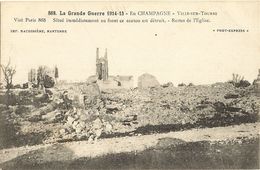51 - VILLE Sur TOURBE - Reste De L'Eglise  15 - Ville-sur-Tourbe