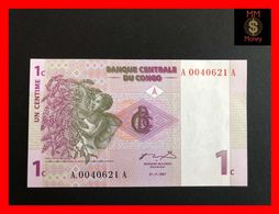 CONGO Democratic Republic  1 Centime  1.11.1997  P. 80  Printer Tumba Bruk  UNC - Demokratische Republik Kongo & Zaire