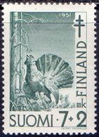 FINLAND - BLACKCOCK - *MNH - 1951 - Pavoni