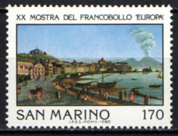 SAN MARINO - 1980 - "EUROPA" -  20^ MOSTRA DEL FRANCOBOLLO A NAPOLI - MNH - Nuevos