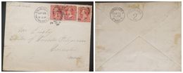 O) 1899 PHILIPPINES ISL'DS, US OCCUPATION, MILITARY STATION, WORCESTER MASS RECEIVED, XF - Filippijnen