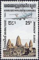 Kampuchea 1984 - Mi 549 - YT Pa 35 ( Airplane Illiouchine Over Angkor ) Airmail - Kampuchea