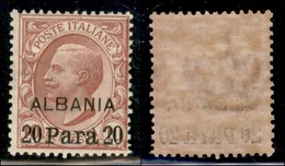 1907 - 20 Para Su 10 Cent Leoni (8) - Gomma Integra (125) - Autres & Non Classés