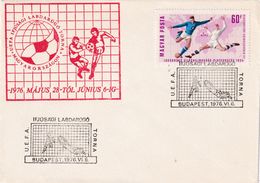 Hungary 1976 Cover; Football Fussball Soccer; Fifa World Cup 1934 UEFA U-18 European Championship; Final Russia - 1934 – Italia