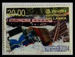 110. SRI LANKA 2005 USED STAMP NATURAL DISASTER , TSUNAMI  . - Sri Lanka (Ceylan) (1948-...)