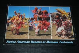 17246-                    NATIVE AMERICAN DANCERS AT MONTANA POW-WOWS - Altri & Non Classificati