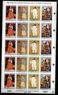 Saint Thomas 1981  IYC AIE Picasso Feuille Complete Imperf - Andere