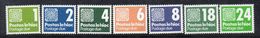 W1920 - IRLANDA 1978, Segnatasse Unificato N. 25/31  *** - Timbres-taxe