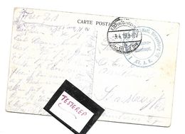 Postk.Dixmude K.D.Feldpost  Der 111. Inf.Div +  Regimentsstempel Soldatenbrief/Strassburg - Belgisch Leger