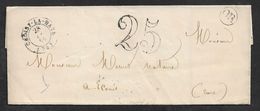 1852 CROISY LA HAYE A ECOUIS - OR - ORIGINE RURALE - 1849-1876: Klassik