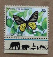 NY98-01 : Nations-Unies (New-York) / Protection De La Nature - Papillon D'or (Troides Aeacus) - Neufs