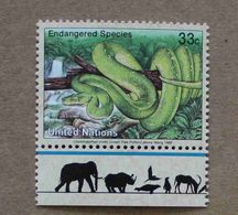 NY99-01 : Nations-Unies (New-York) / Protection De La Nature - Python Arboricole Vert (Chondropython Viridis) - Nuevos