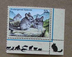 NY99-01 : Nations-Unies (New-York) / Protection De La Nature - Chinchilla à Longue Queue (Chinchilla Lanigera) - Unused Stamps