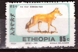 PIA - ETHIOPIE - 1991 : Volpe Simien Fox - Sonstige