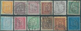 88272 -  PORTUGAL - Early STAMPS - Unificato 66/78 Very Fine USED - Used Stamps