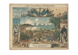 Couverture De Cahier MADAGASCAR Amiral Pierre Protège-cahier  220 X 175 TB 3 Scans Colonies Françaises - Protège-cahiers