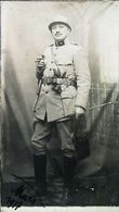 Photo  1/2 12.5 X 7.5 Cm -  Officier Cavalerie Avec Cigar  - Guerre 1914 1918  - France - Altri & Non Classificati