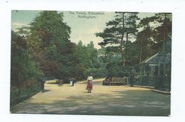 Squared Circle Cancel Beeston Nottinghamshire The Aviary Arboretum Postcard 1908 Nice Card - Nottingham