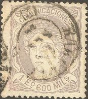 º111. 1870. 1600 Mils Violeta (conservación Habitual). MAGNIFICO. Cert. CEM. - Other & Unclassified