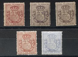 **68/72. 1889. Serie Completa. Bien Centrados. MAGNIFICA. Edifil 2020: 115 Euros - Altri & Non Classificati