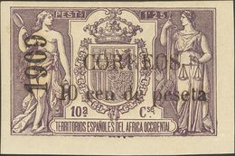 **50J. 1909. 10 Cts Sobre 1'25 Pts Violeta. MAGNIFICO. Edifil 2018: +61 Euros - Sonstige & Ohne Zuordnung