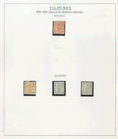 *. (1874ca). Interesantísimo Conjunto De Sellos Fiscales De Filipinas Entre 1874 Y 1898, En Nuevo Y Estando Representado - Other & Unclassified