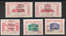 **/*142/45hhi, 146hh. 1939. Serie Completa. SOBRECARGA DOBLE, UNA INVERTIDA (excepto El 10 Pts Con Sobrecarga Doble). MA - Other & Unclassified