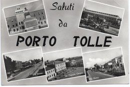 CT-03843- SALUTI DA PORTO TOLLE  5 VEDUTINE  VIAGGIATA 1964 - Rovigo