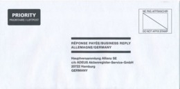 BRD / Bund Hamburg Do Not Affix Stamp Priority / Luftpost Allianz SE Hauptversammlung - Brieven En Documenten